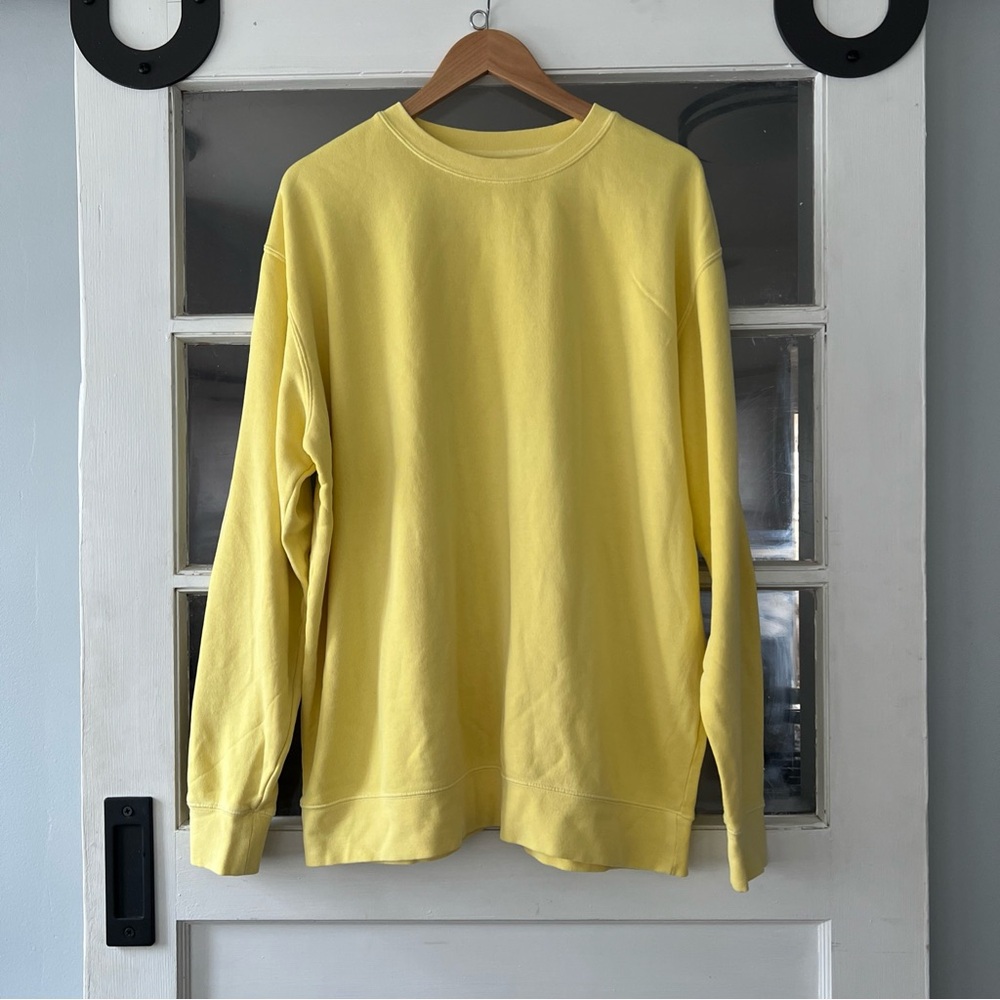 Independent Trading Co. Yellow Crewneck Sweatshirt